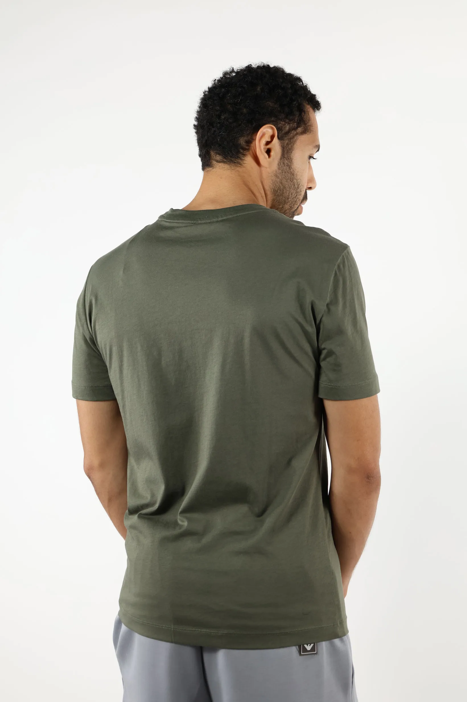 Camiseta verde con maxilogo 