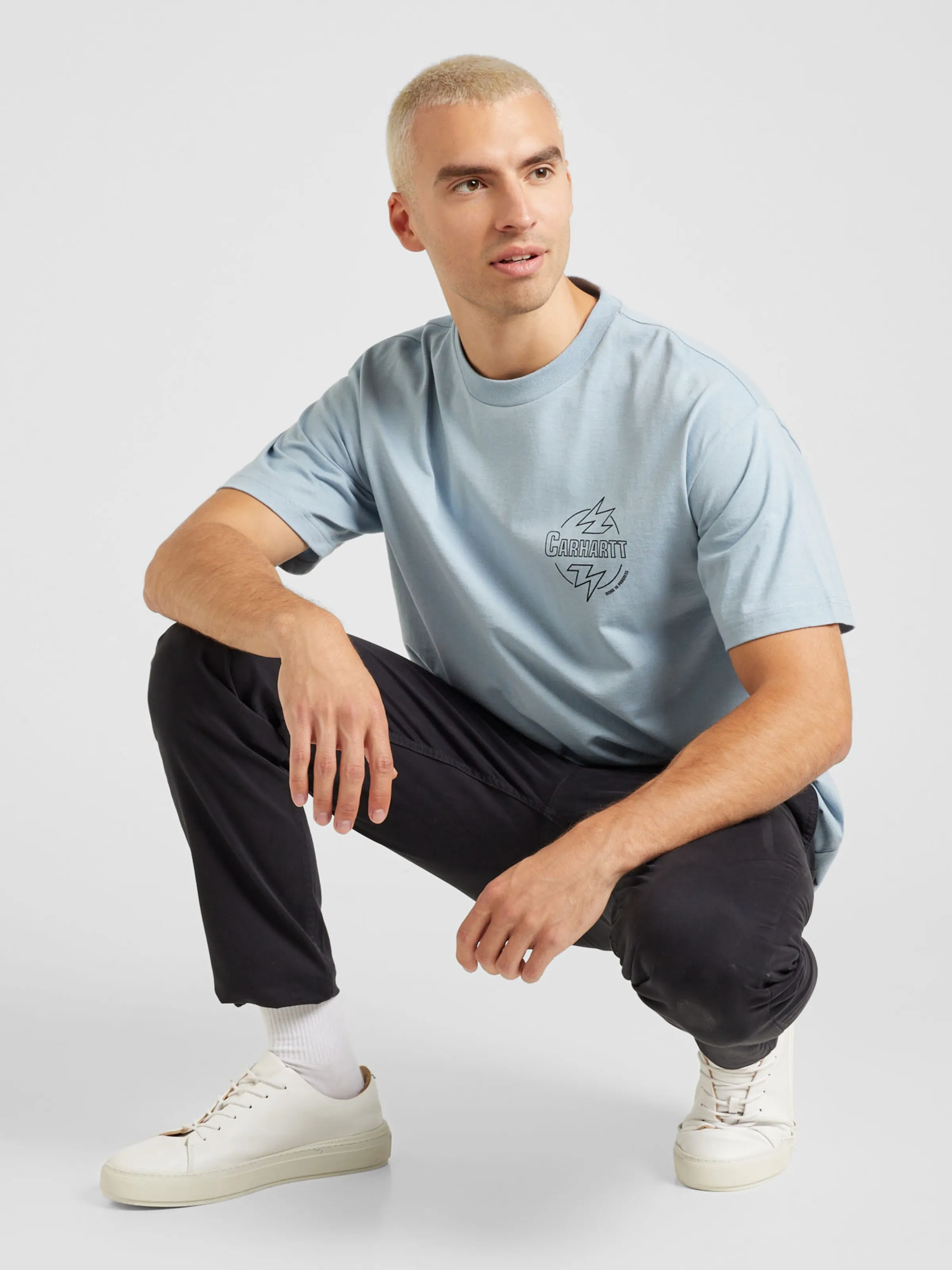 Camiseta 'Ablaze' Carhartt WIP en Azul Claro