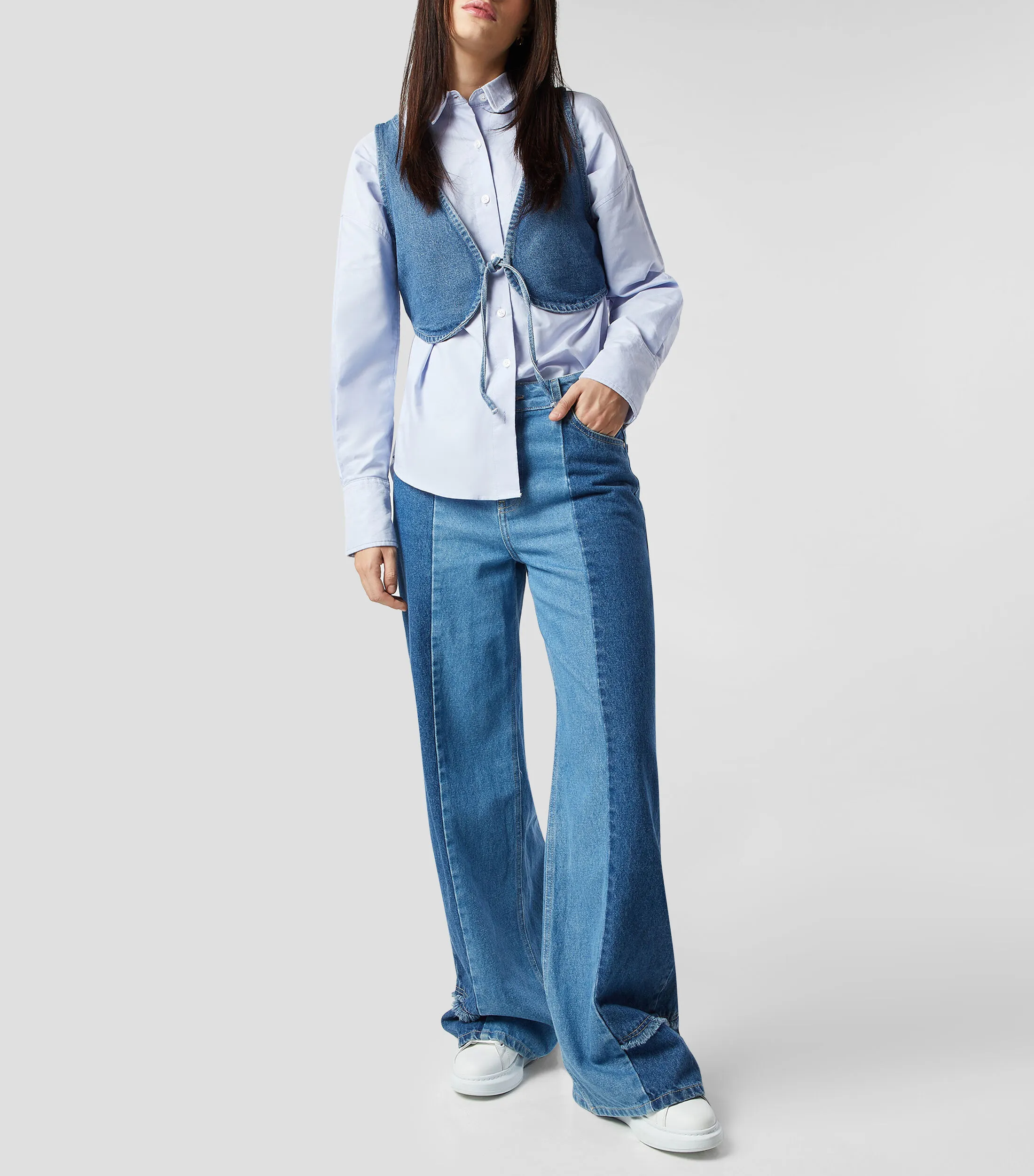 Catamaran Jeans Wideleg Mujer