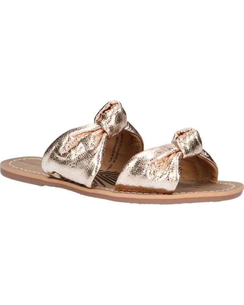 Chanclas de Mujer PEPE JEANS PLS90410 MALIBU LACES 099 GOLD
