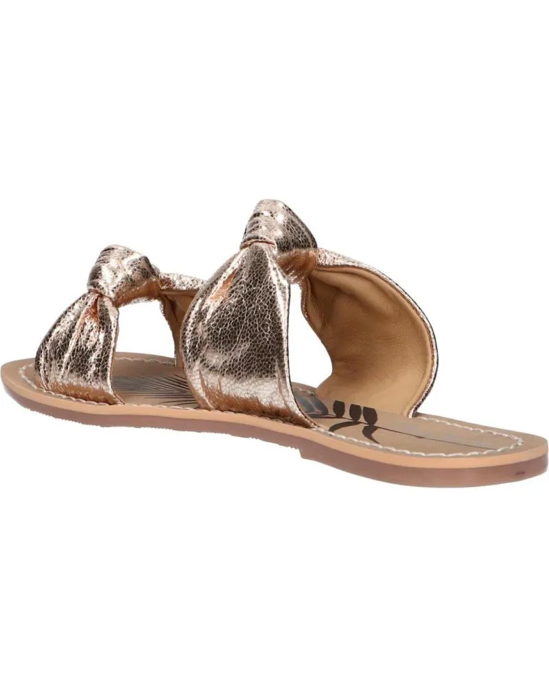 Chanclas de Mujer PEPE JEANS PLS90410 MALIBU LACES 099 GOLD