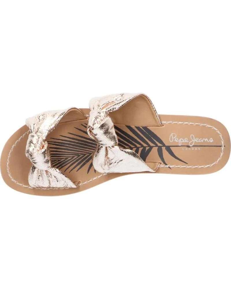 Chanclas de Mujer PEPE JEANS PLS90410 MALIBU LACES 099 GOLD