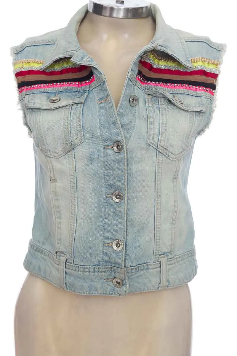 CHAQUETA / ABRIGO COLOR AZUL  STRADIVARIUS