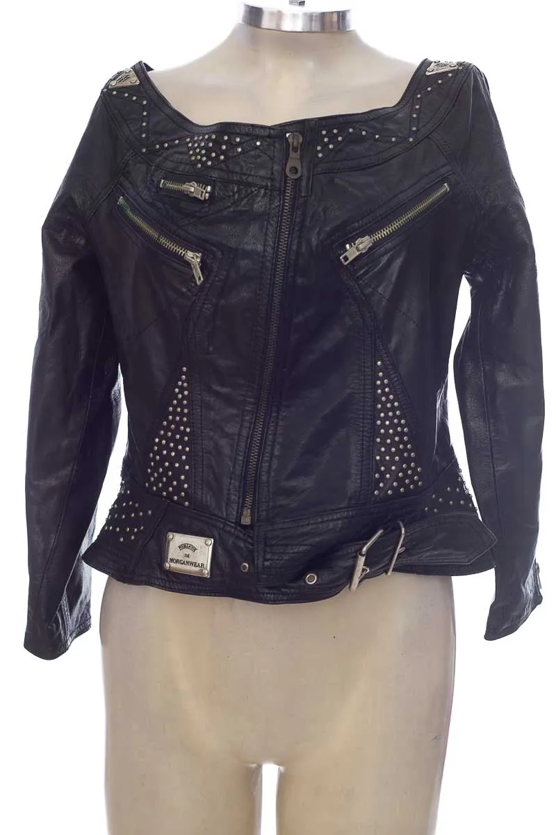 CHAQUETA / ABRIGO COLOR NEGRO  MORGANWEAR