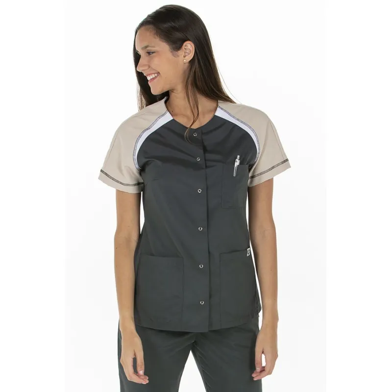 Chaqueta sanitaria de microfibra para mujer DYNEKE 8567576