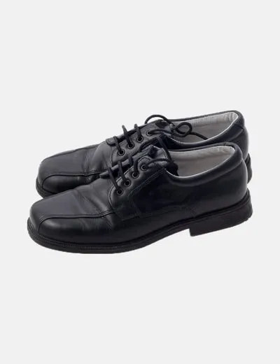 Clear Zapato plano azul marino