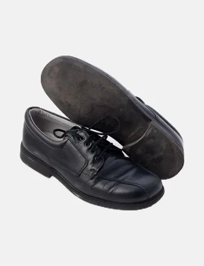Clear Zapato plano azul marino