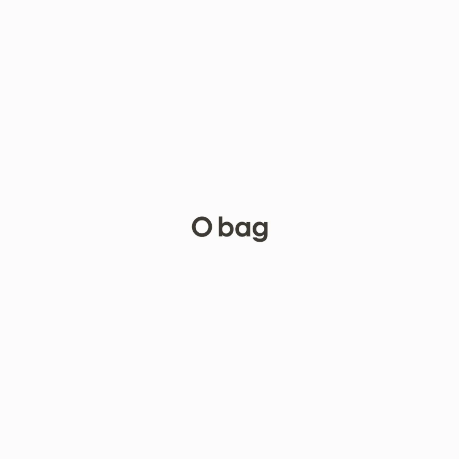 Cuerpo leche con logo O bag