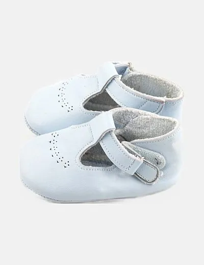 CUQUITO Zapato azul de piel