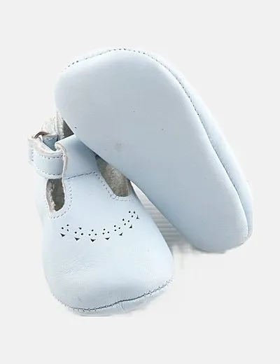 CUQUITO Zapato azul de piel