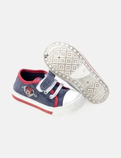Disney Zapatilla denim azul estampado "Minnie Mouse"