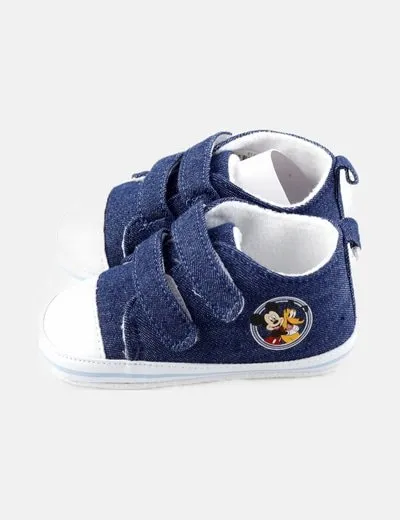 Disney Zapato azul dibujo Mickey