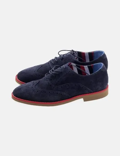 El Ganso Zapato azul combinado