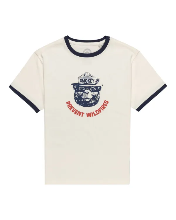 ELEMENT X SMOKEY BEAR RINGER  CAMISETA PARA CHICOS 816