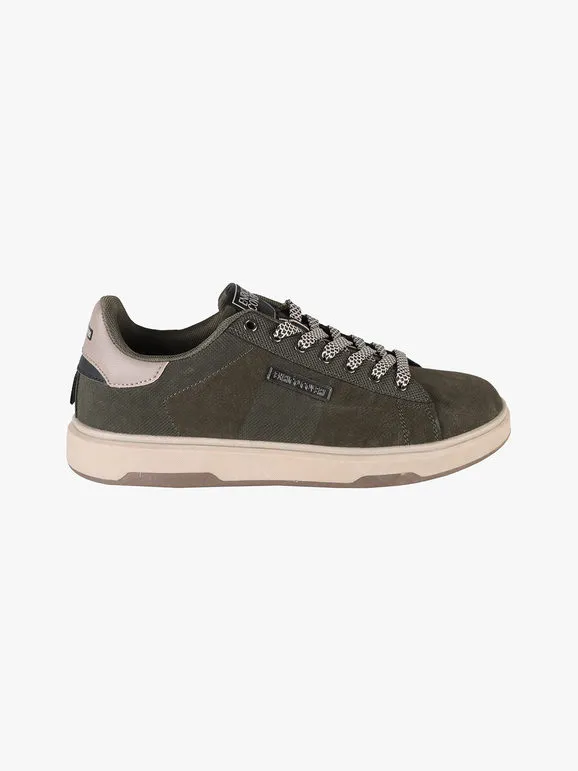 Enrico Coveri Zapatillas bajas efecto nobuck para hombre