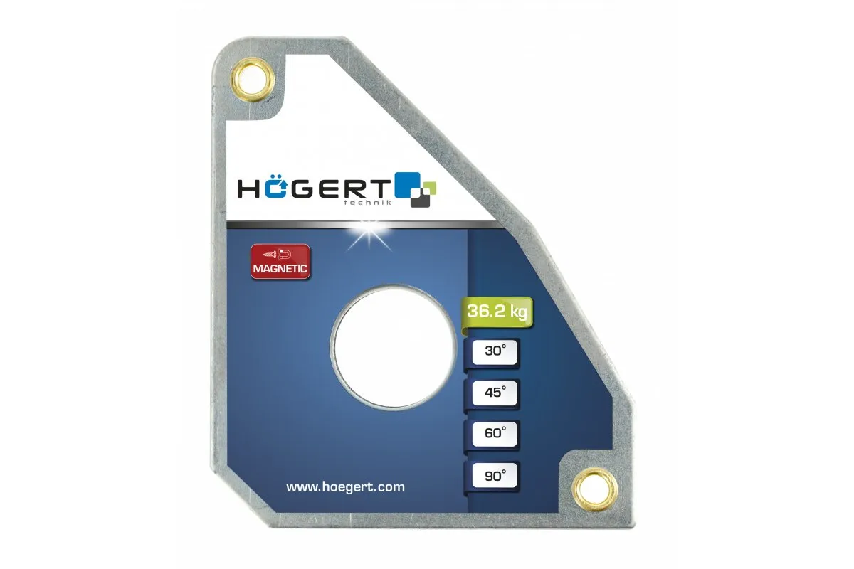 Escuadra magnética para soldadura triangular, 36,2 kg