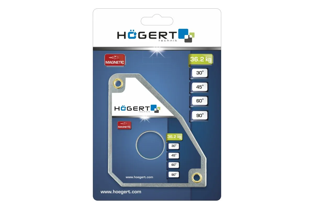 Escuadra magnética para soldadura triangular, 36,2 kg