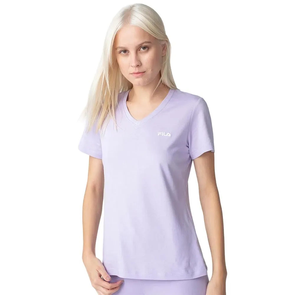FILA REMERAS FEMENINO WOMEN_TSHIRT_BASIC PASTEL LILACS