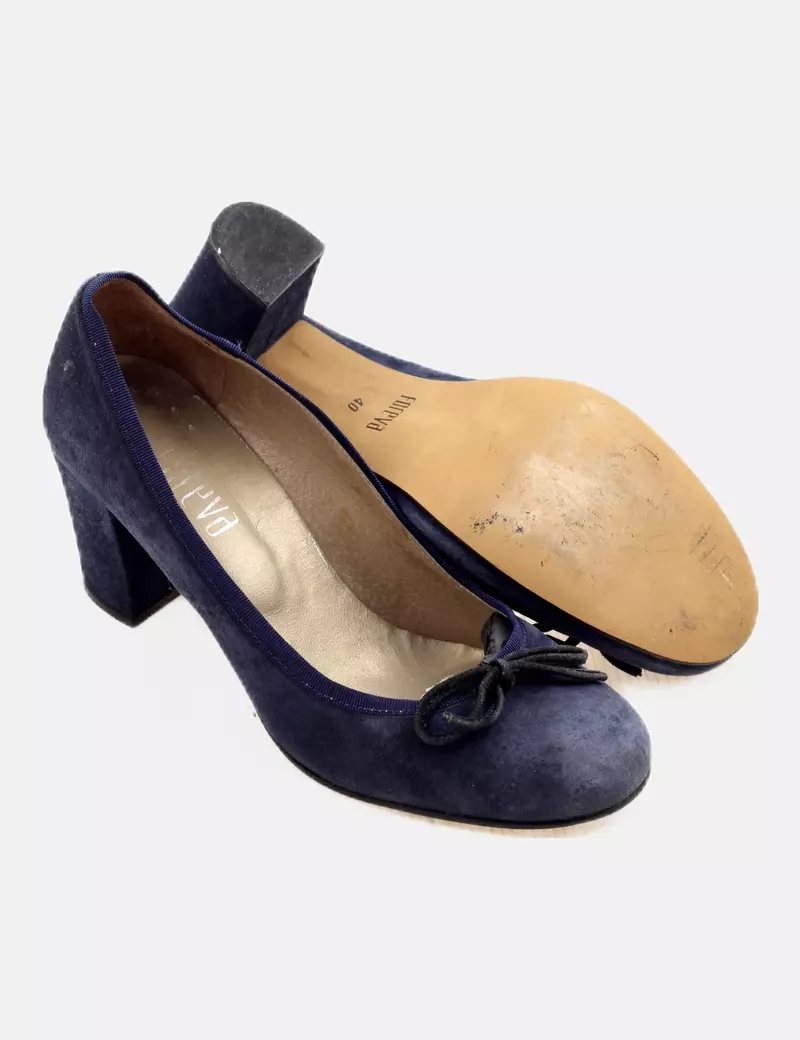 Foreva Zapato azul marino lazo