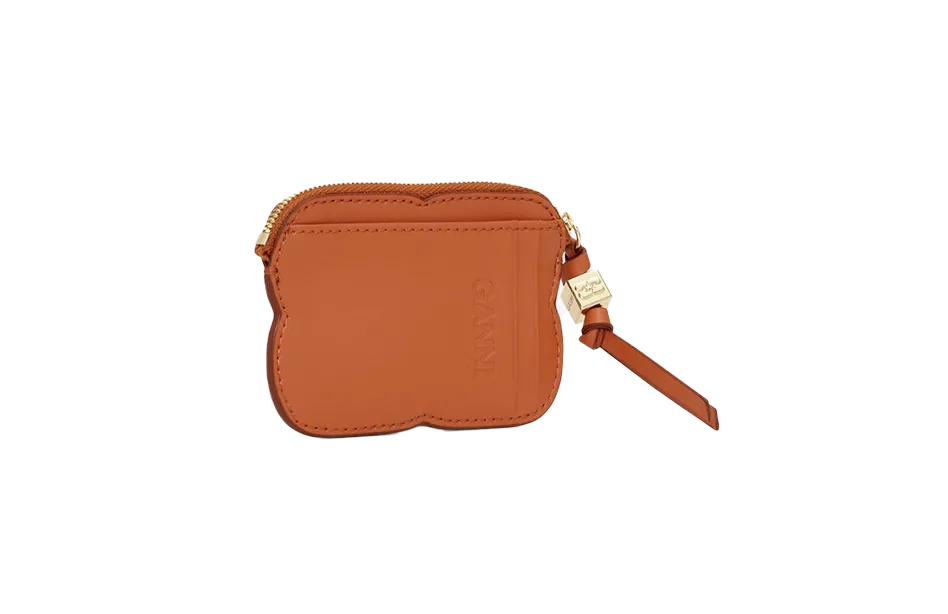 Ganni Bou Compact Zipped Wallet