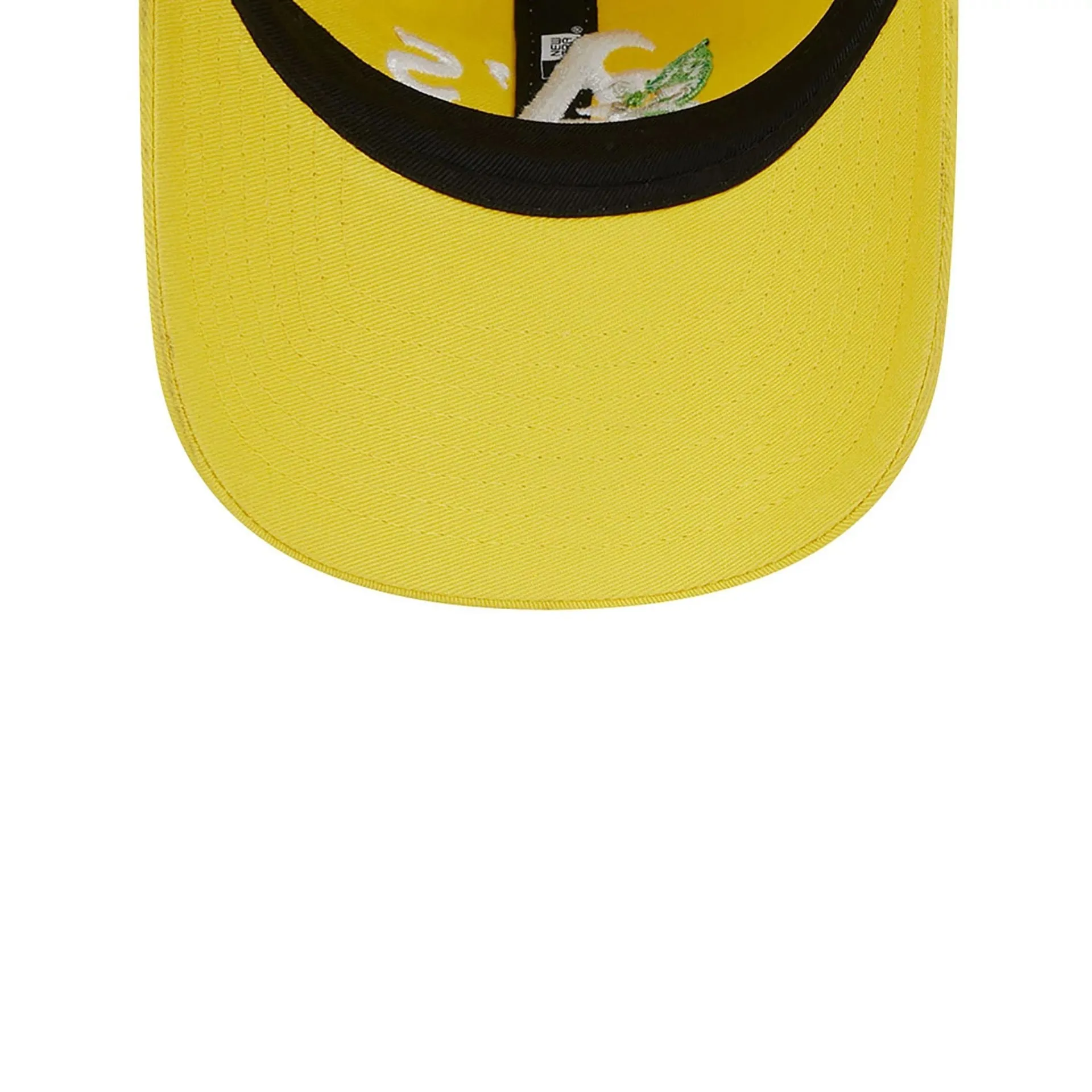 Gorra ajustable Oakland Athletics para mujer en amarillo floreado 9TWENTY