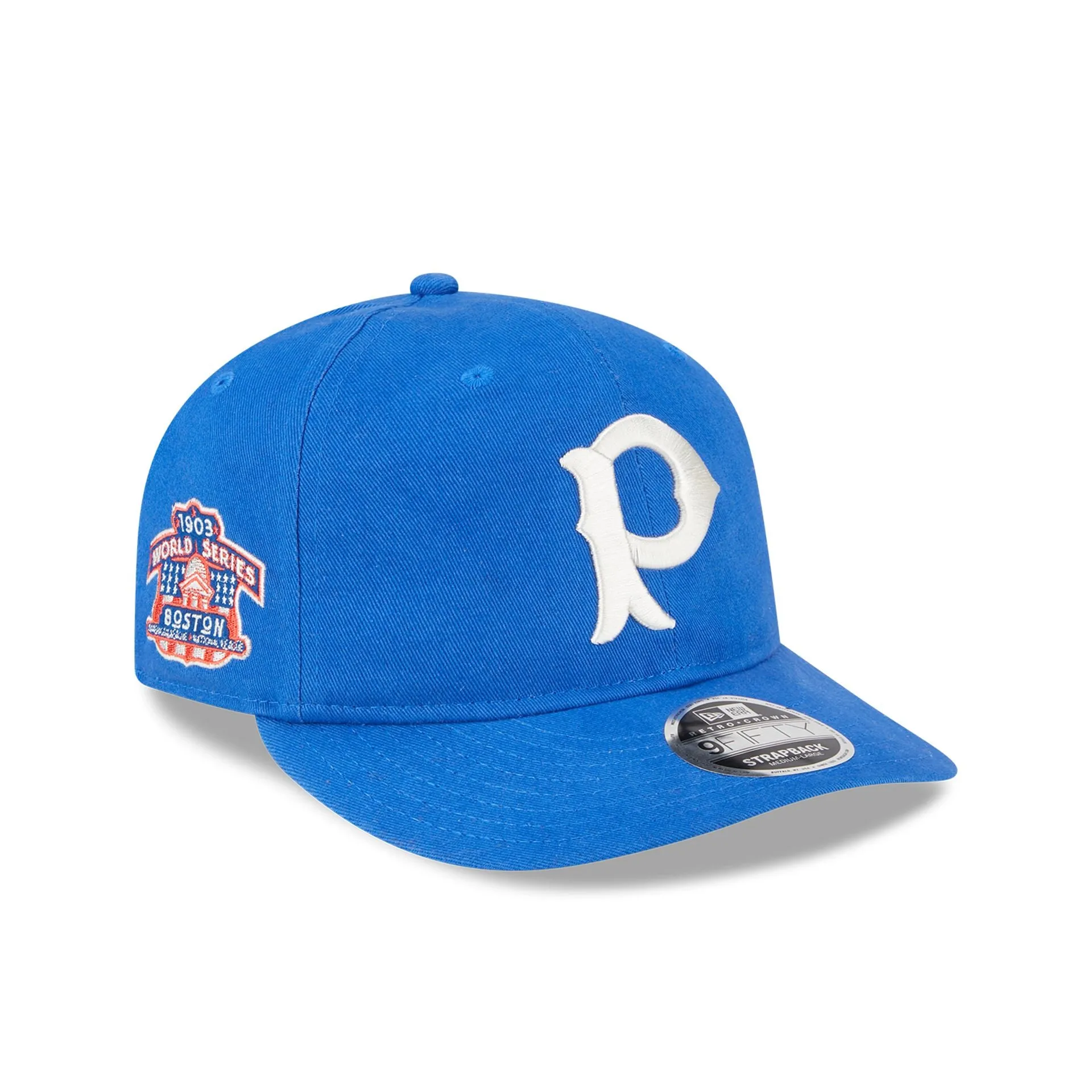 Gorra ajustable Pittsburgh Pirates MLB Cooperstown Blue Retro Crown 9FIFTY Strapback.