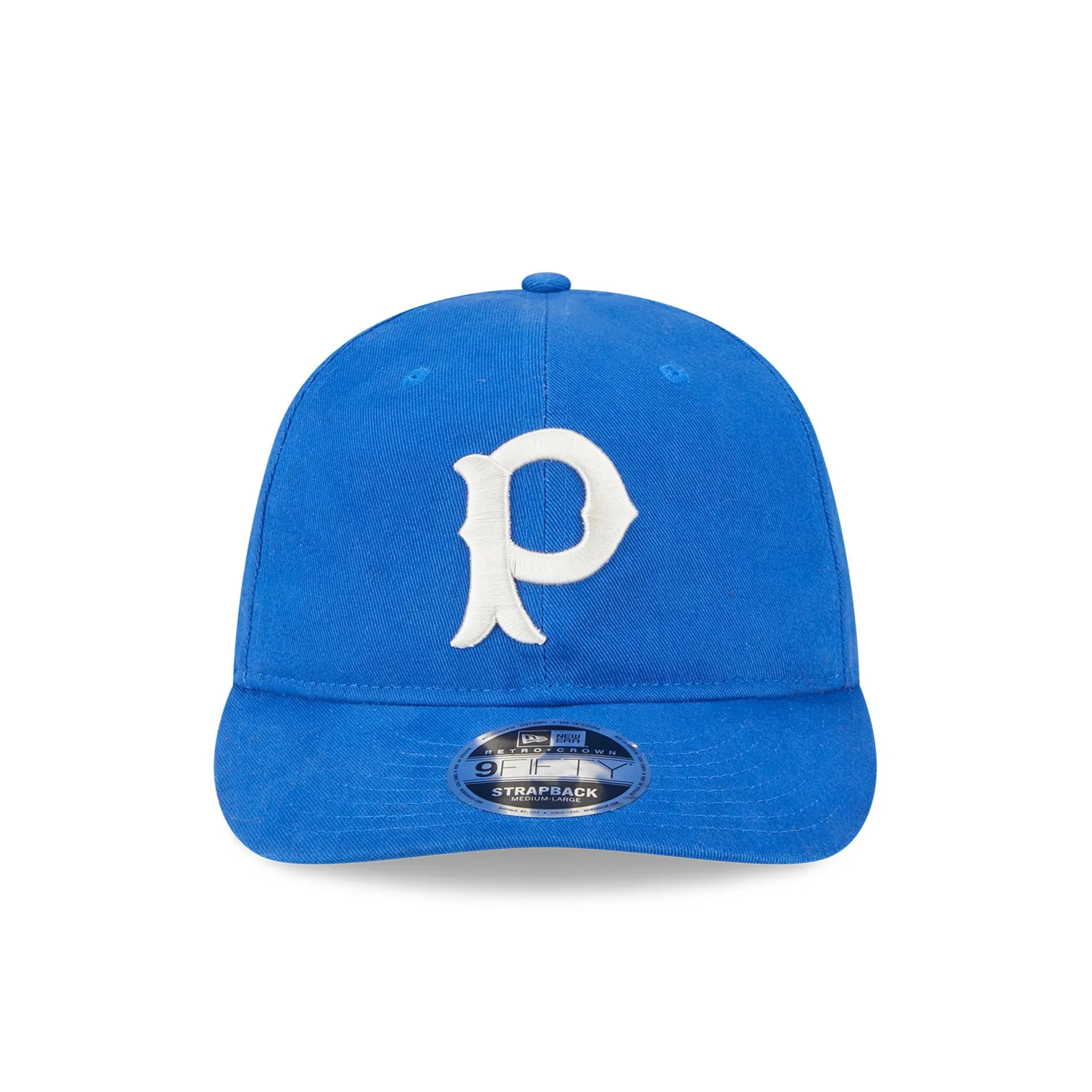 Gorra ajustable Pittsburgh Pirates MLB Cooperstown Blue Retro Crown 9FIFTY Strapback.