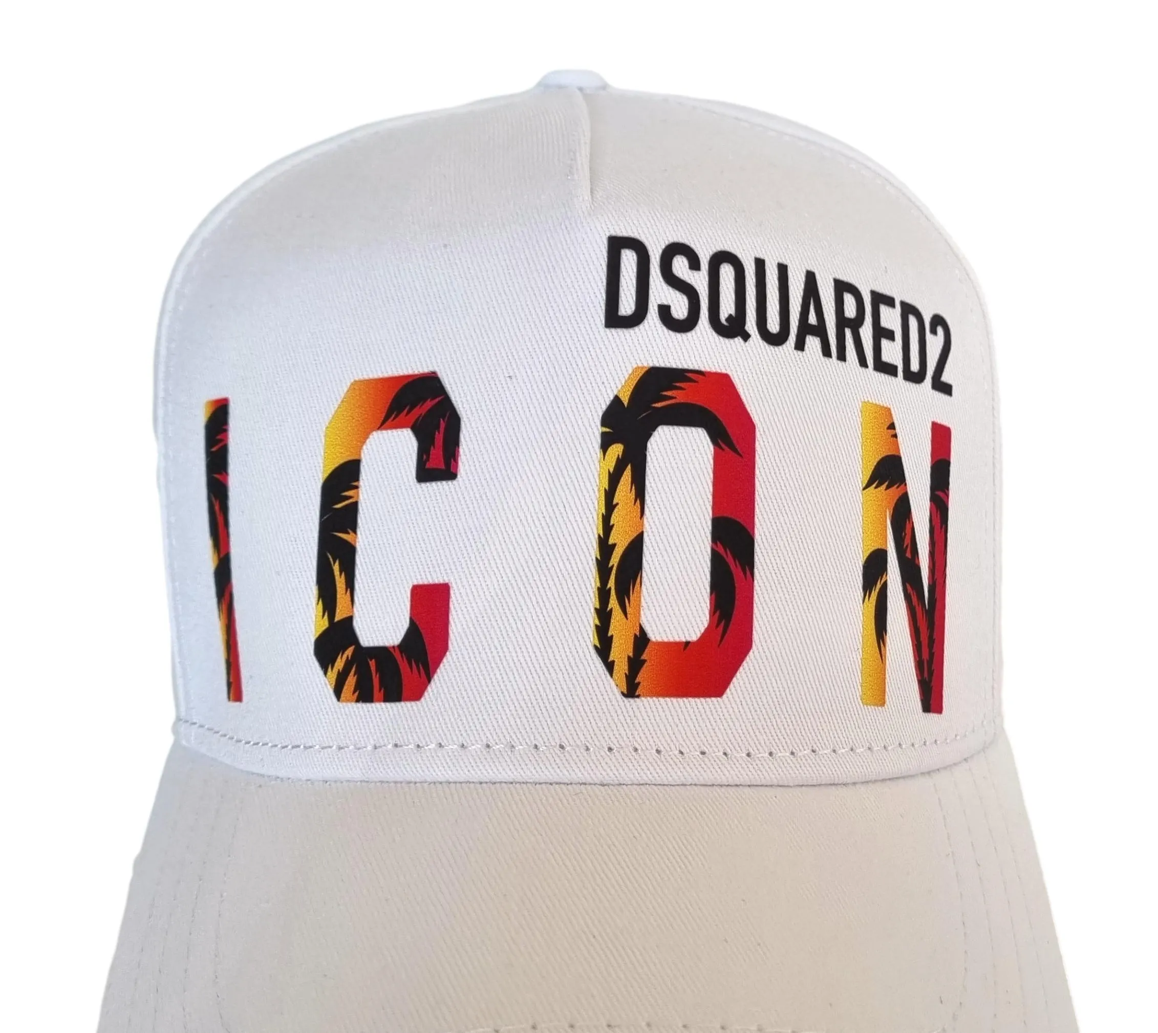 Gorra beisbol hombre DSQUARED2 icon BCM0668 palmas blancas
