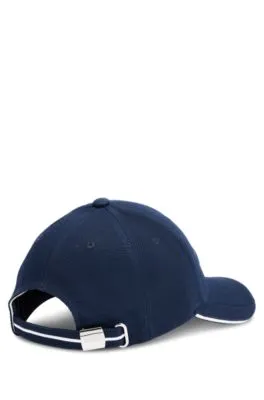 Gorra de piqué tejido con logo bordado