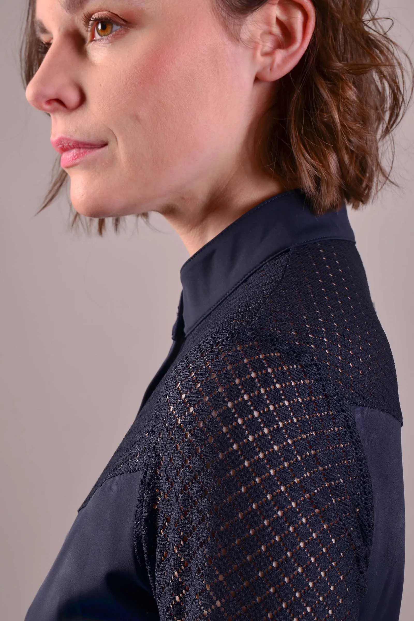 Harcour Camisa Polo Manga Larga para Mujer Shami