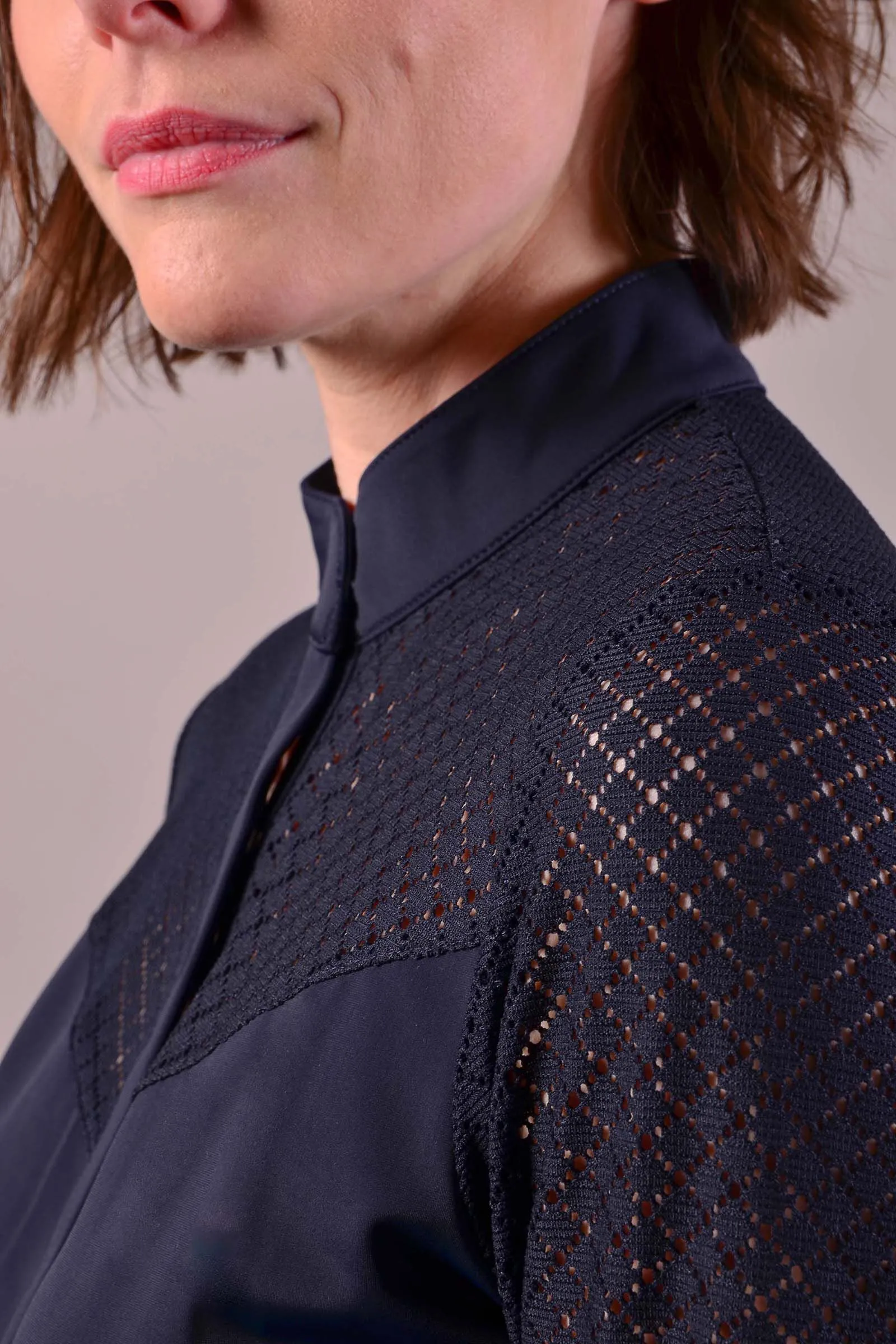 Harcour Camisa Polo Manga Larga para Mujer Shami