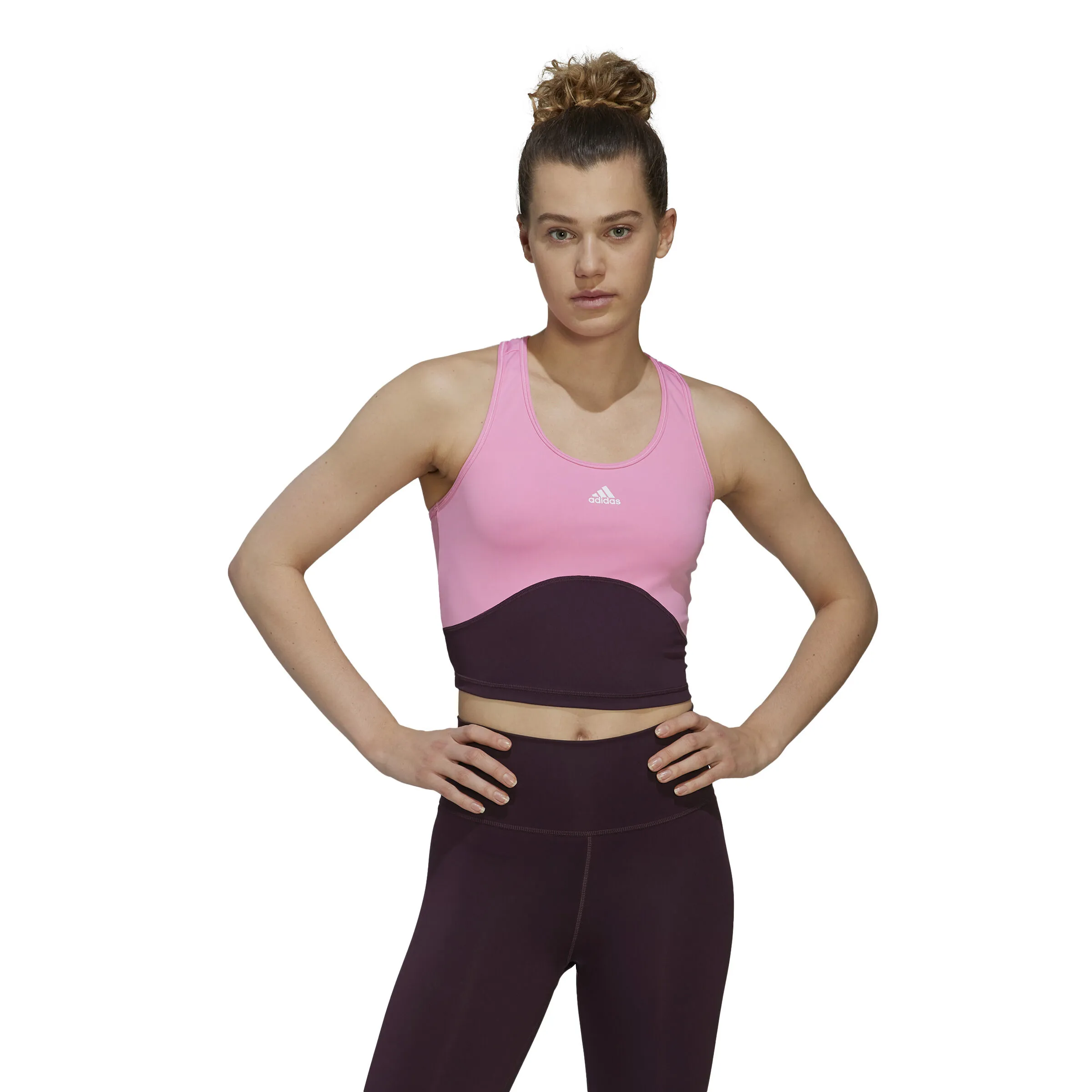 High Intensity Cropped Camiseta De Tirantes Mujeres