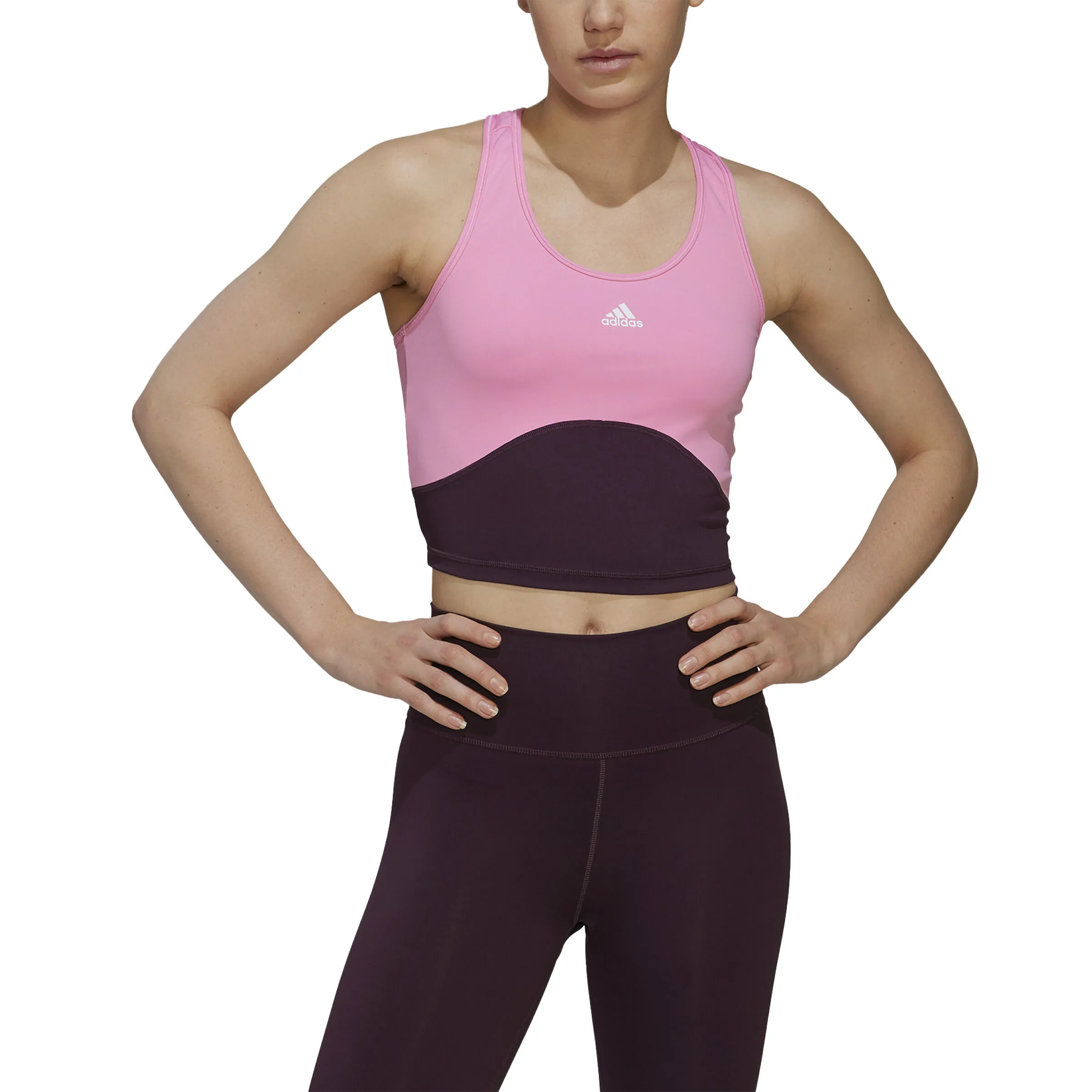 High Intensity Cropped Camiseta De Tirantes Mujeres