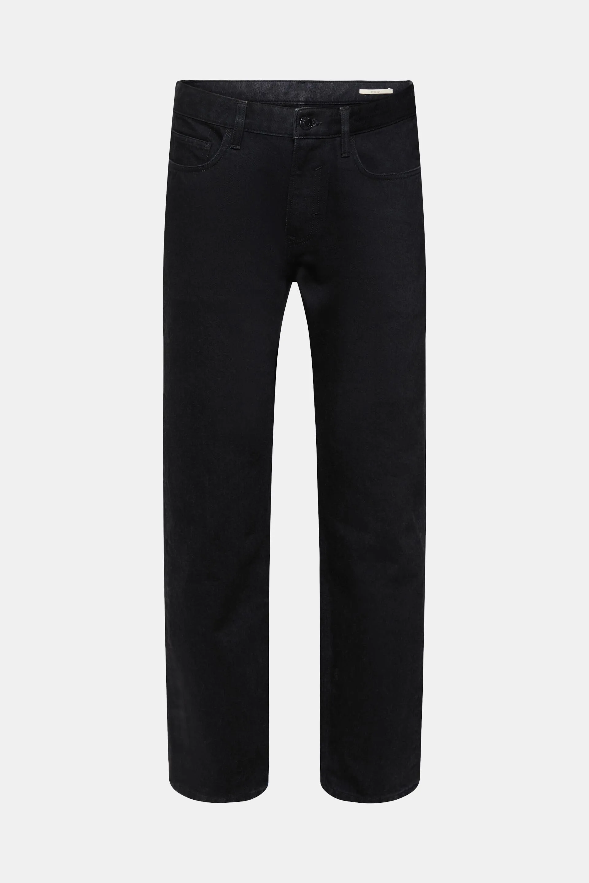Jeans straight leg de algodón sostenible