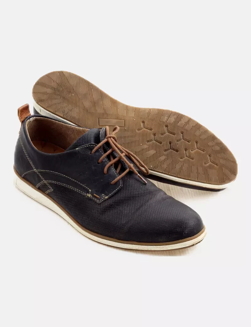 Jooze Zapato azul marino texturizado