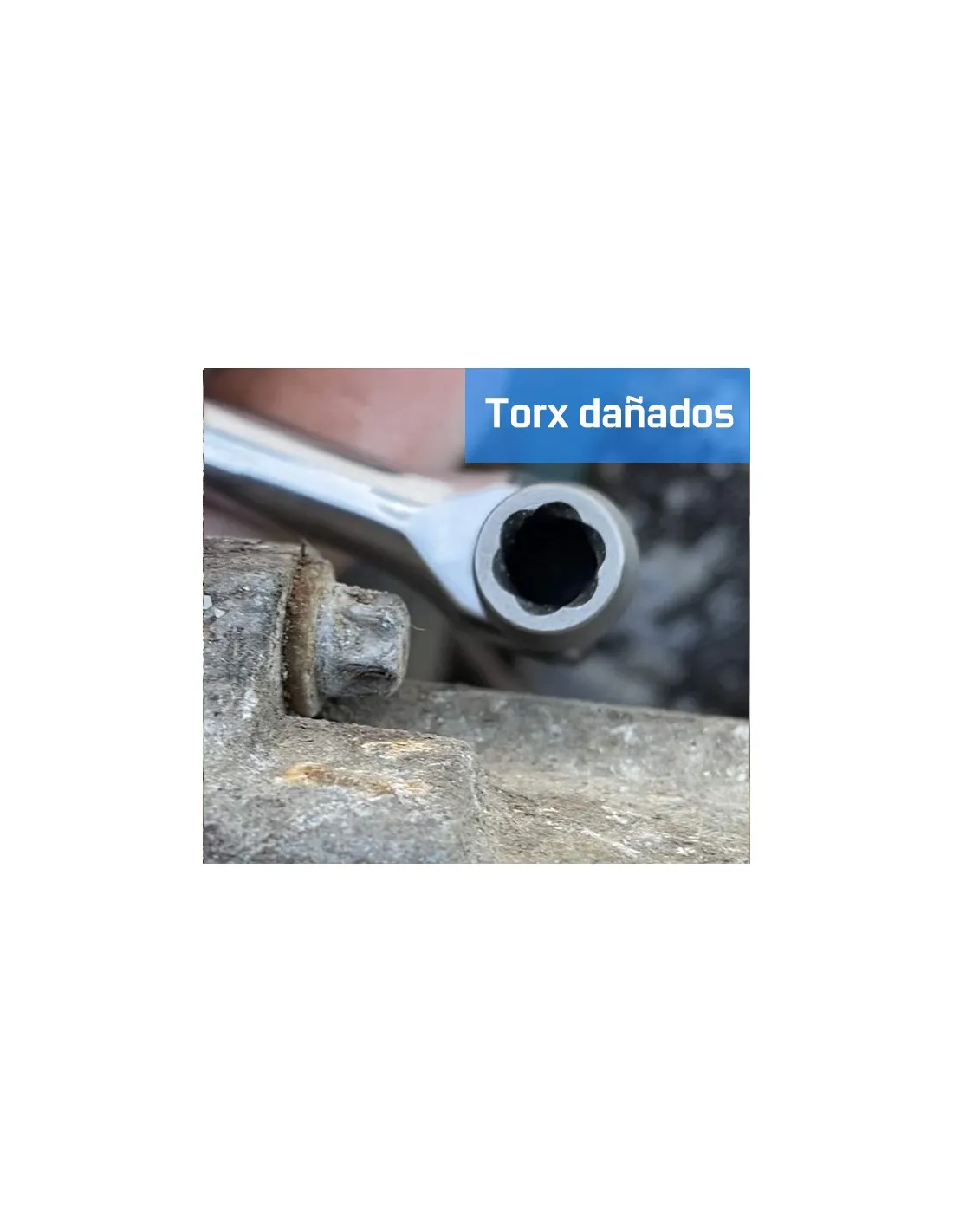 Juego de vasos para quitar tuercas y tornillos dañados, redondos, oxidados y tornillos antirrobo (Vasos Twist), 11 piezas