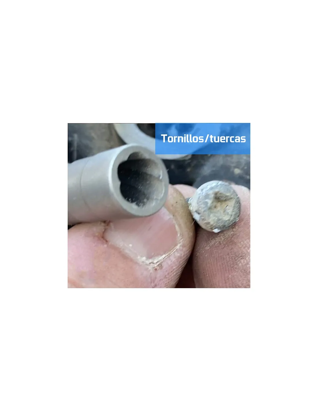 Juego de vasos para quitar tuercas y tornillos dañados, redondos, oxidados y tornillos antirrobo (Vasos Twist), 11 piezas