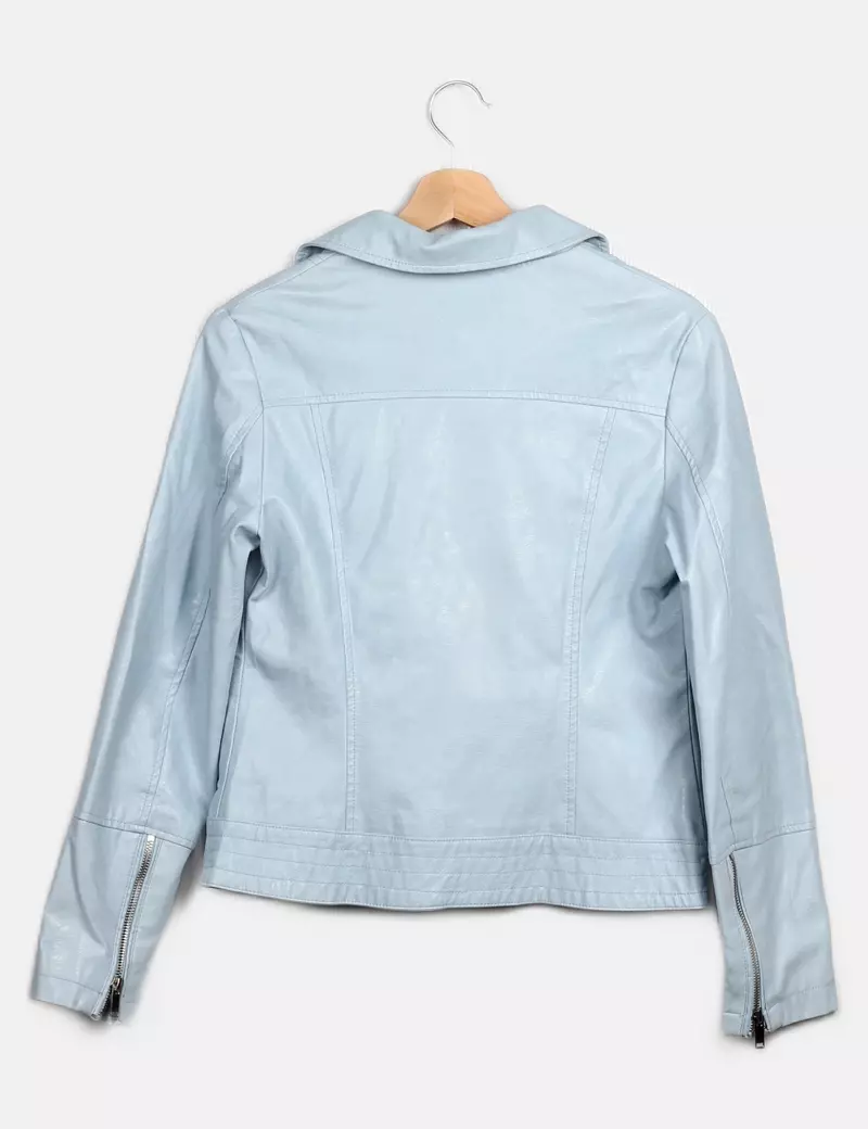Kelly moda Chaqueta biker Polipiel