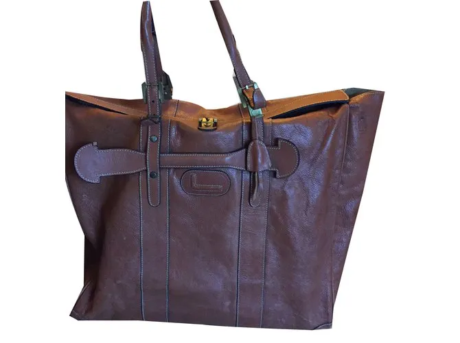 Lancel Bolsos Maletines Castaño 