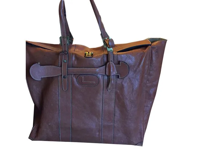 Lancel Bolsos Maletines Castaño 