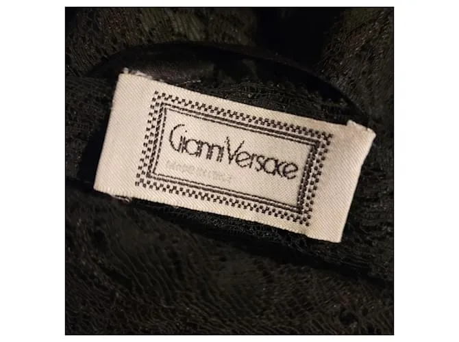 Lencería vintage de Gianni Versace Negro 