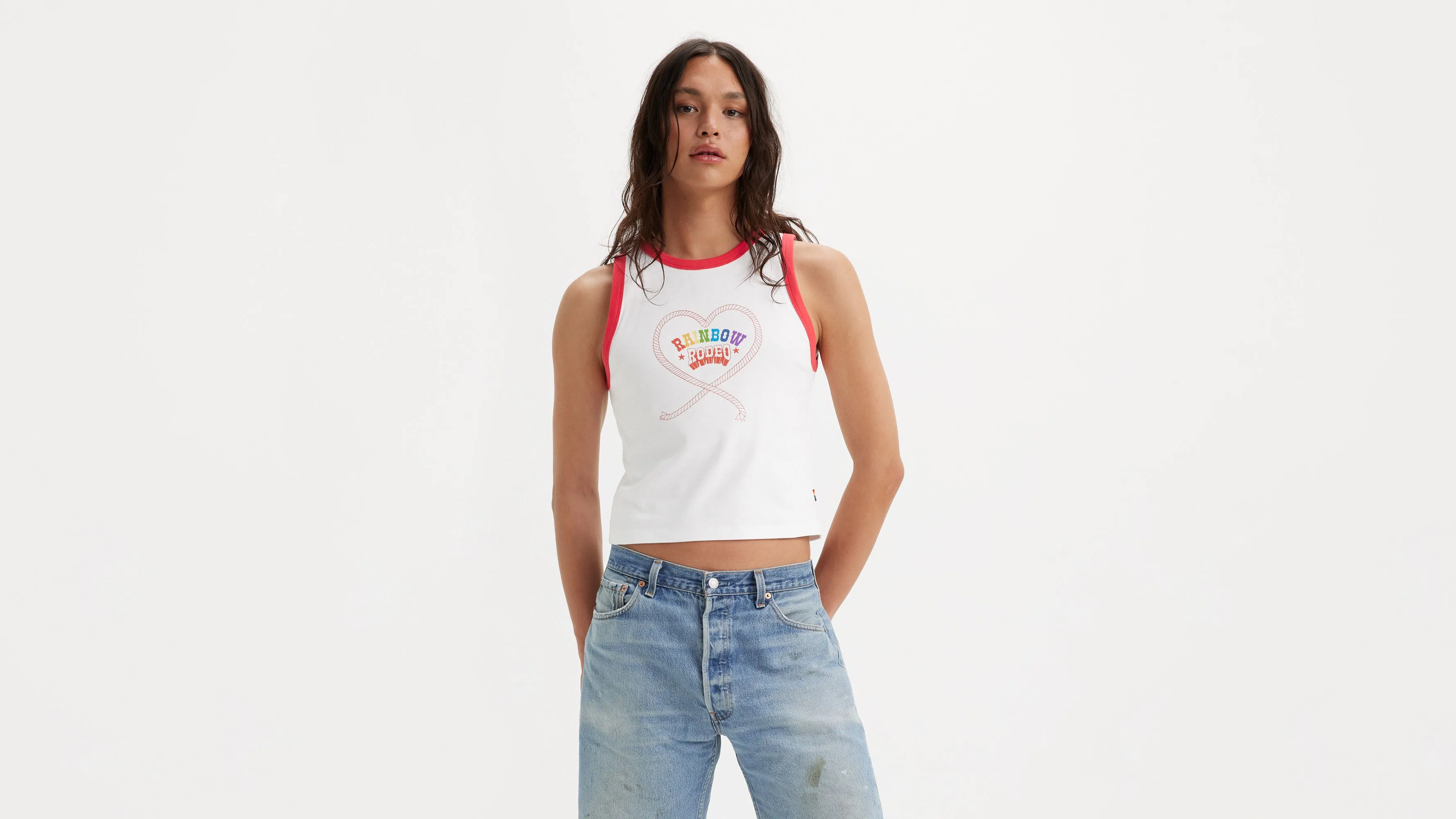 Levi's® Pride Camiseta Sin Mangas Graphic Olivia