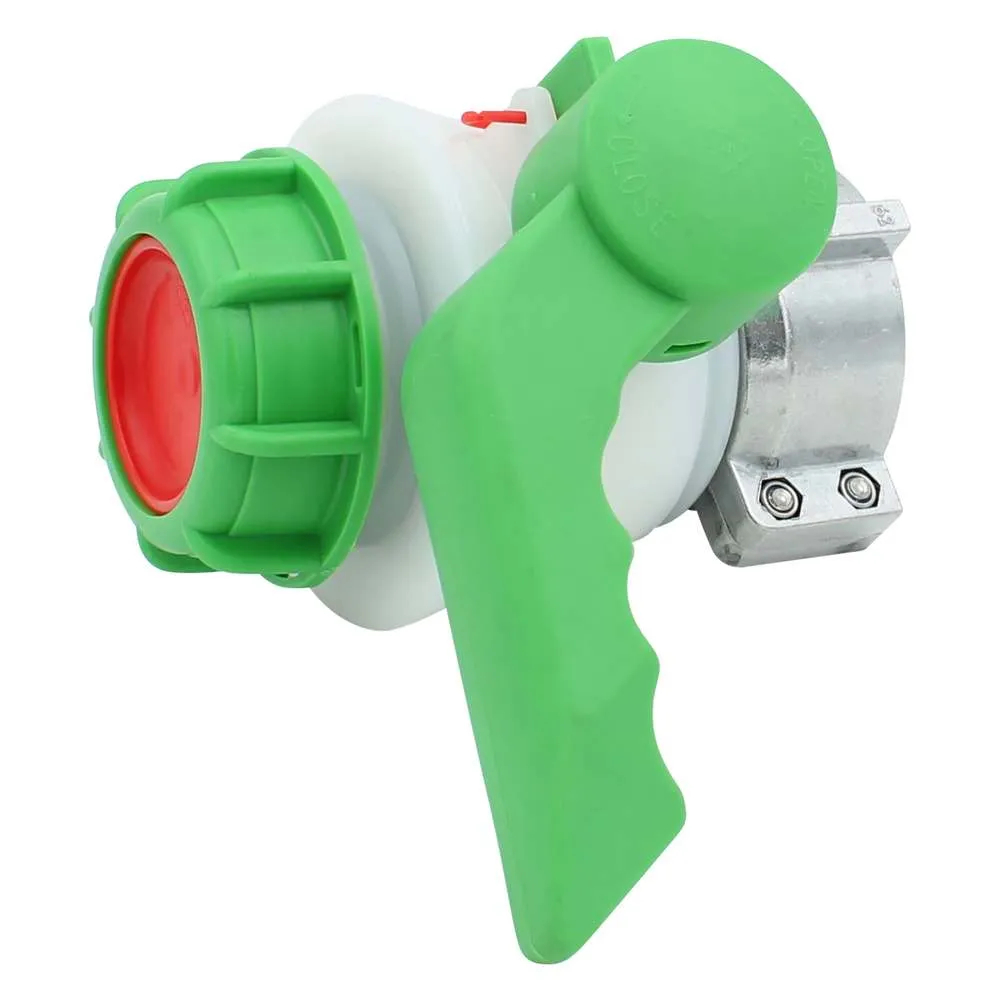 Llave esférica de IBC DN 50, con rosca gruesa S60x6