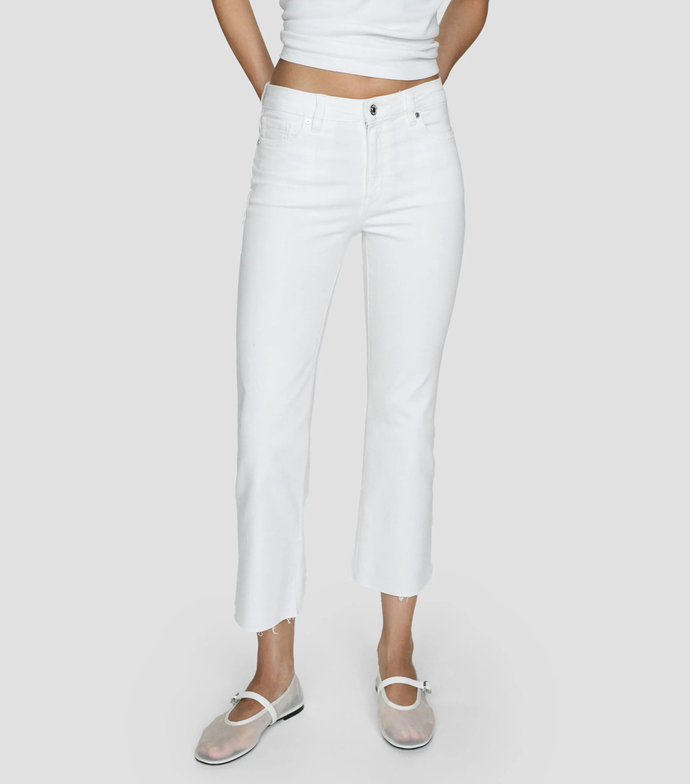 Mango Jeans flared Mujer
