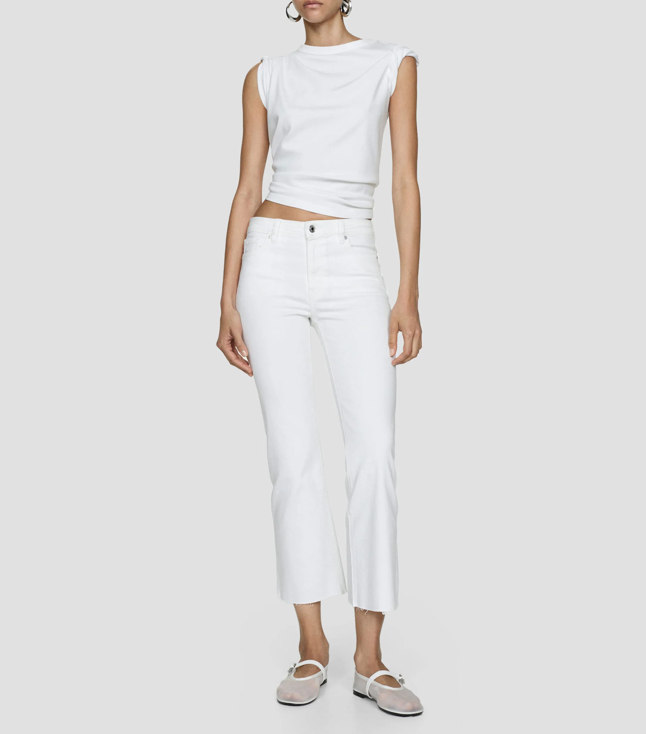 Mango Jeans flared Mujer