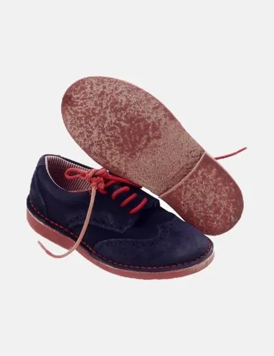 Mango Zapato azul marino combinado