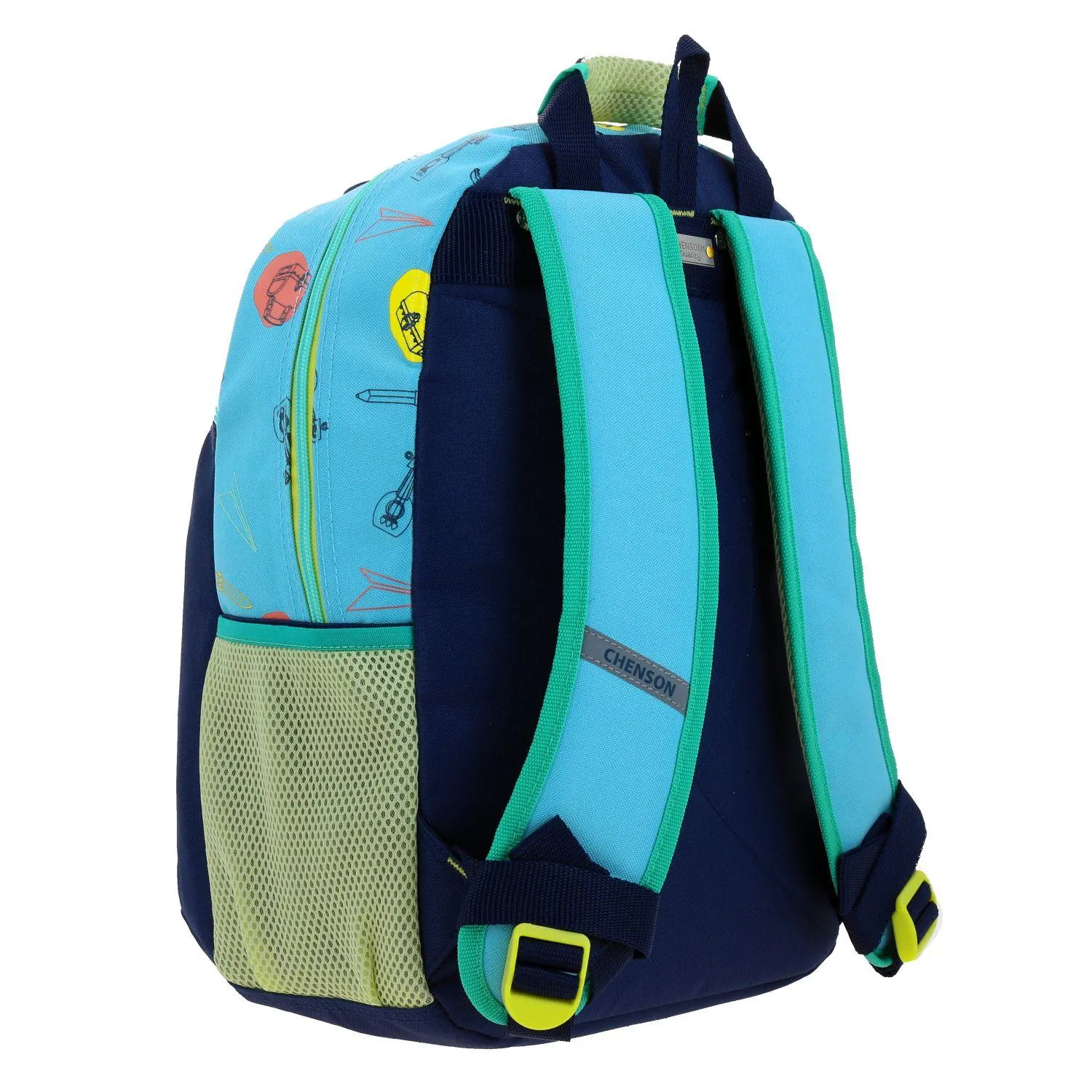 Mochila Azul Monsters At Work Mediana Para Nio Chenson Aufter