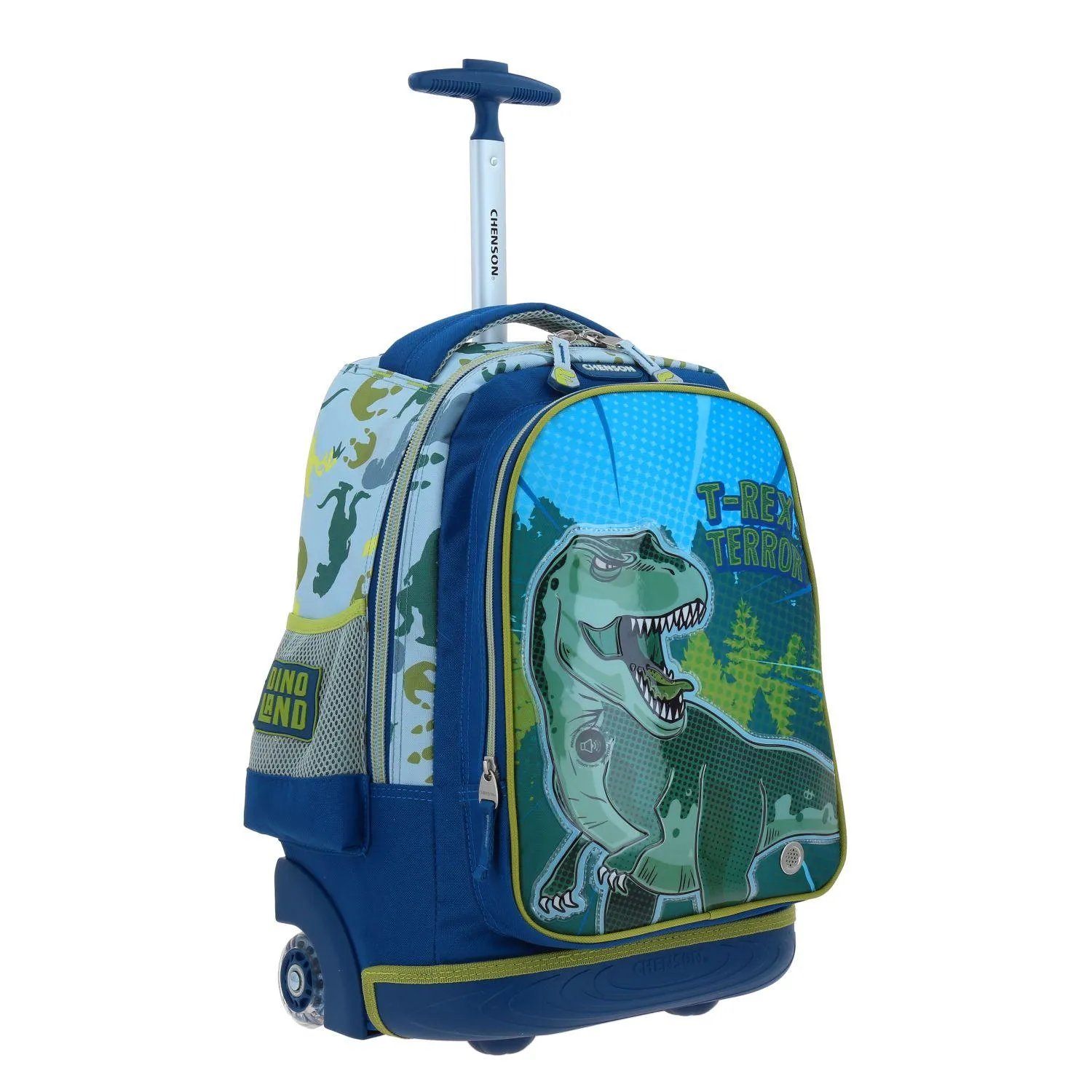 Mochila Con Ruedas Azul Grande Para Nio Chenson Trerror