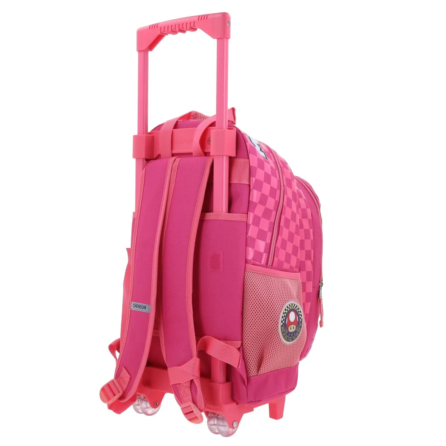 Mochila Con Ruedas Fuchsia Princes Peach Para Nia Chenson Moma