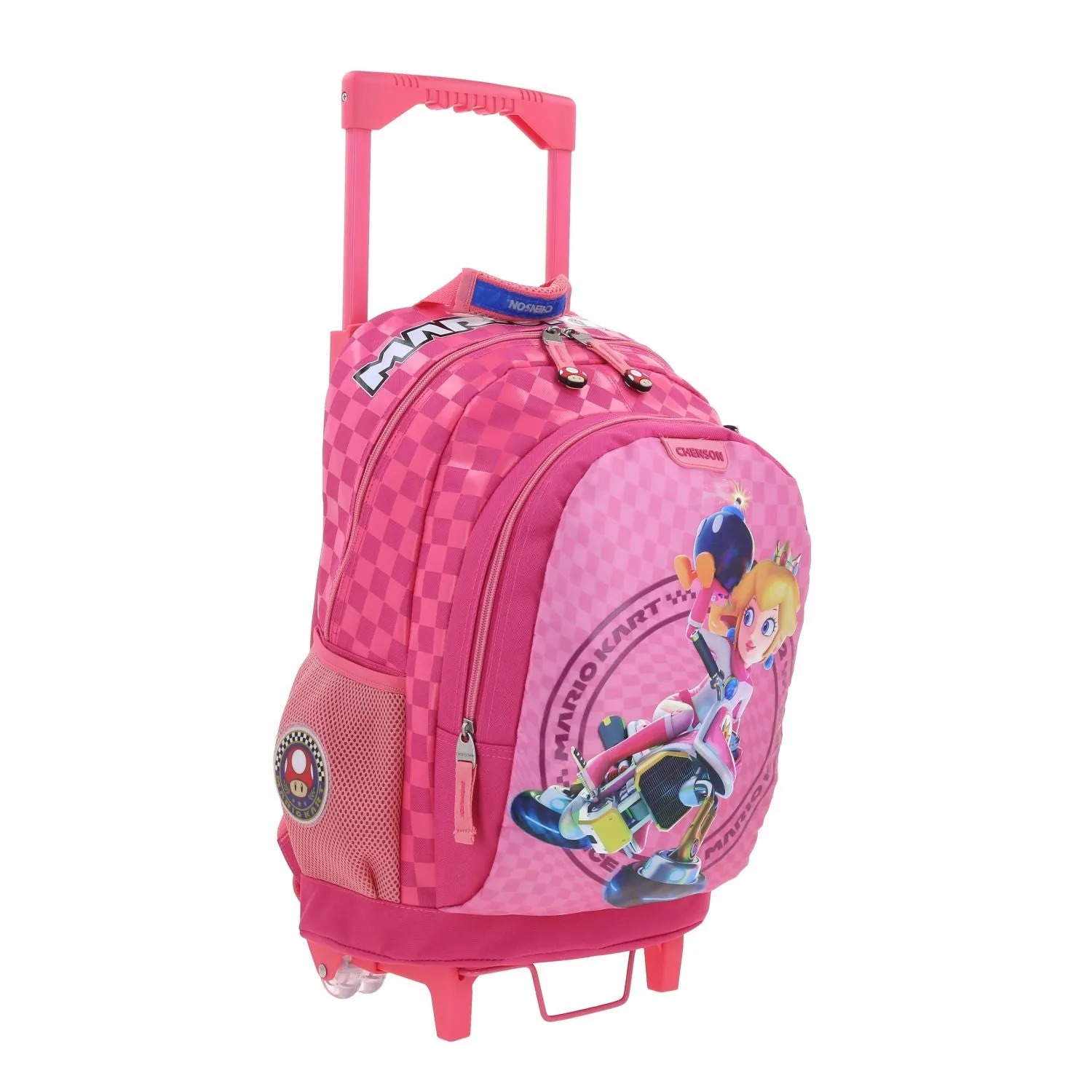 Mochila Con Ruedas Fuchsia Princes Peach Para Nia Chenson Moma